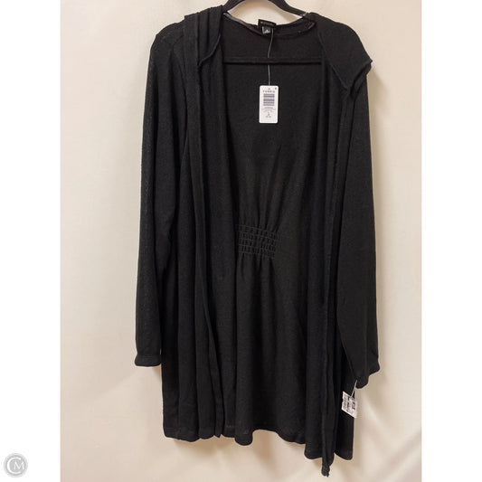 Sweater Cardigan By Torrid In Black, Size: 3x