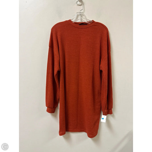 Dress Casual Short By Shein In Orange, Size: L