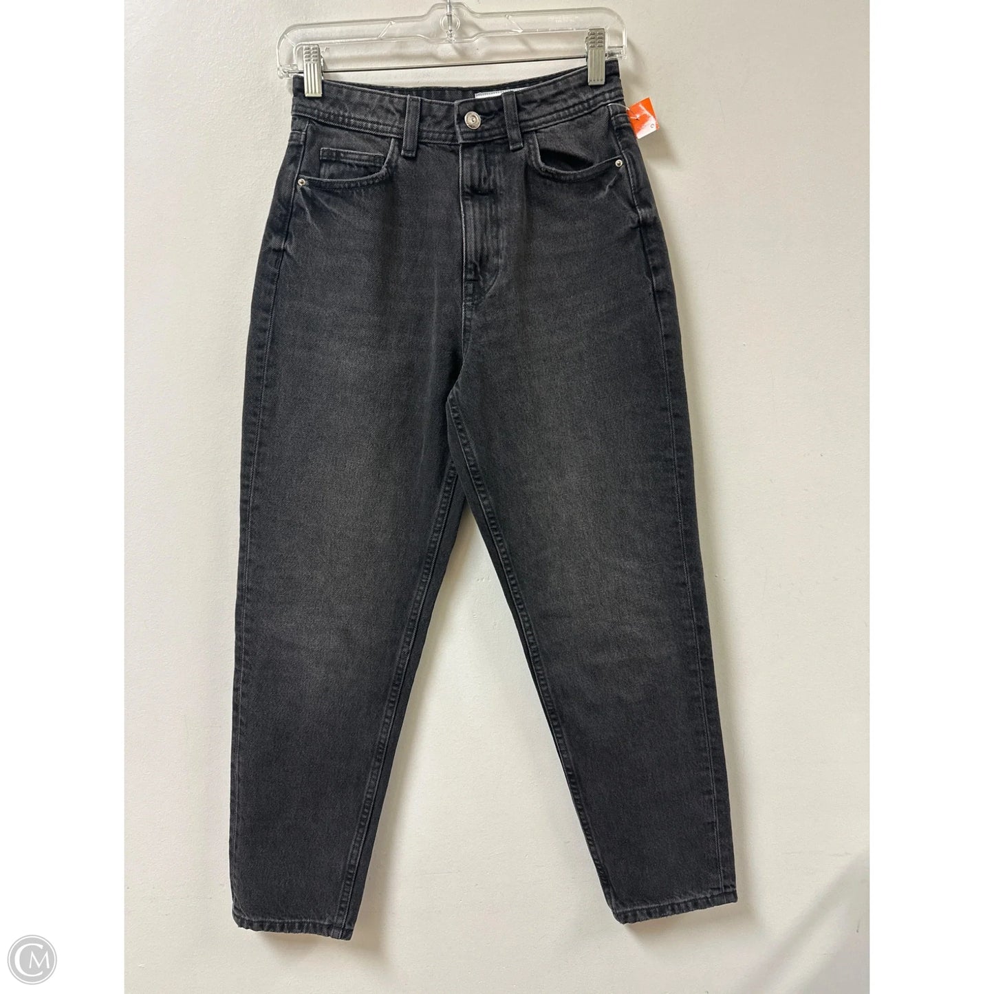 Jeans Straight By Zara In Grey Denim, Size: 2