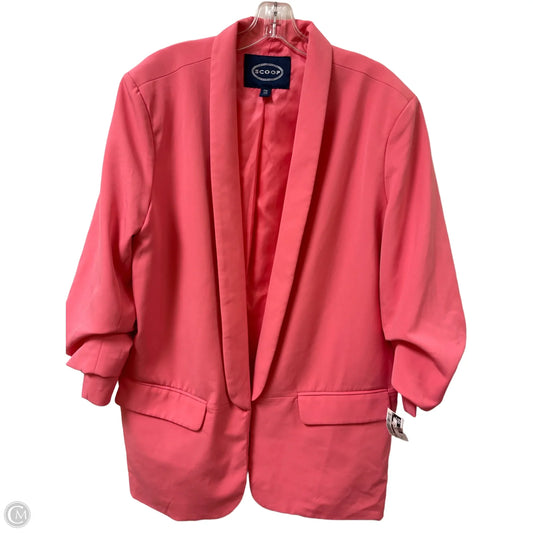 Blazer By Scoop In Pink, Size: 2x