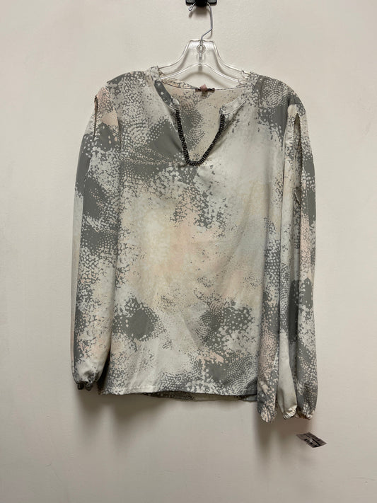Top Long Sleeve By Juicy Couture In Grey, Size: Xl