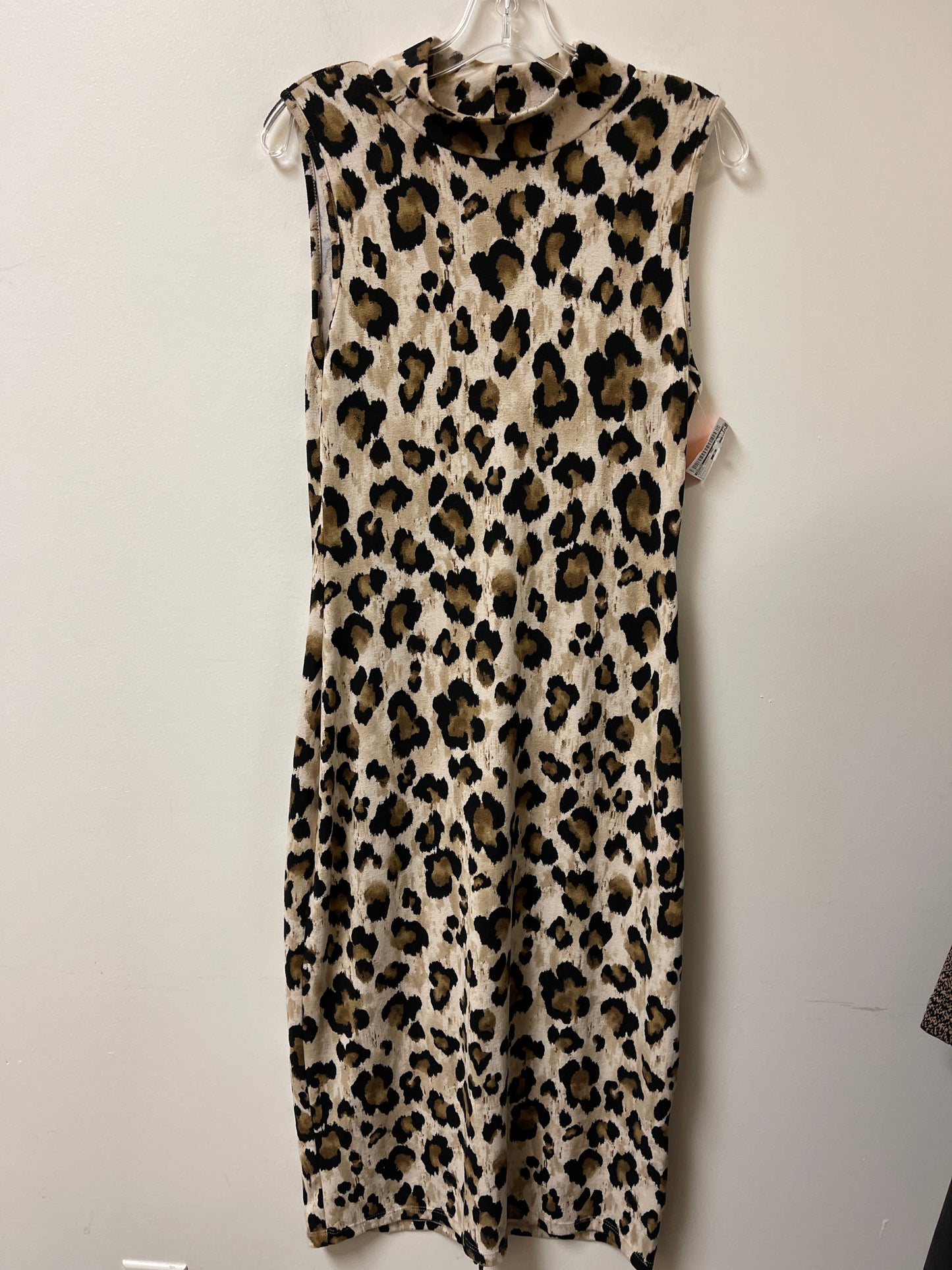 Dress Casual Maxi By Entro In Animal Print, Size: L