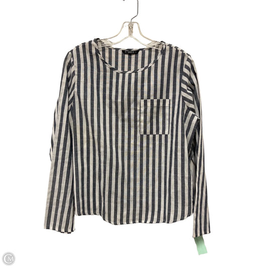 Top Long Sleeve By Shein In Striped Pattern, Size: L