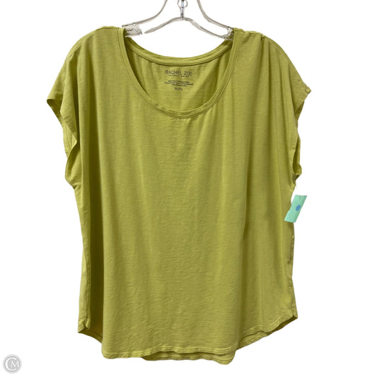 Top Short Sleeve By Rachel Zoe In Green, Size: Xl