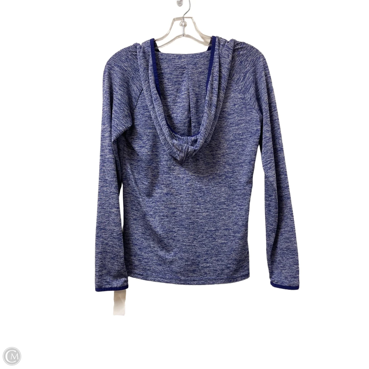 Athletic Top Long Sleeve Hoodie By Under Armour In Purple, Size: Xs