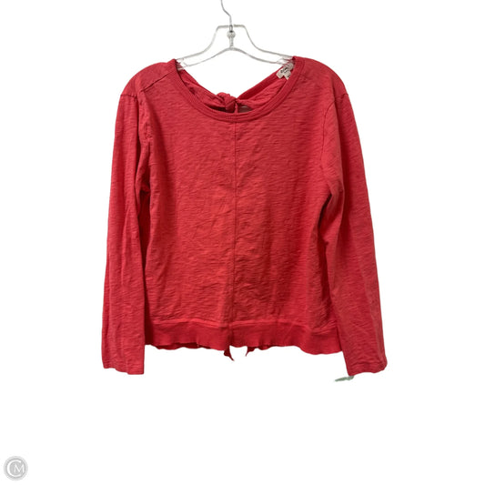 Top Long Sleeve By Dylan In Pink, Size: M