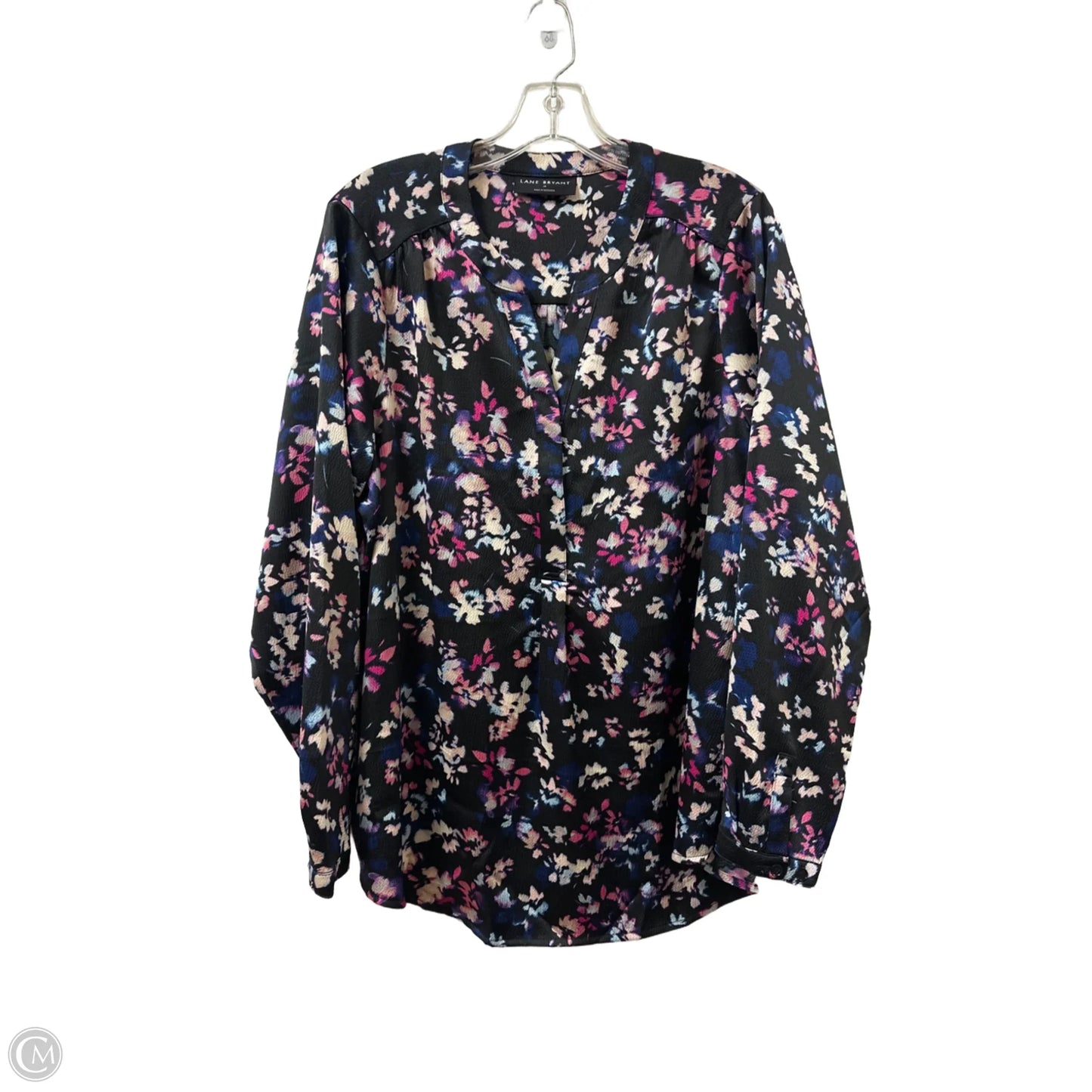 Top Long Sleeve By Lane Bryant In Multi-colored, Size: Xl