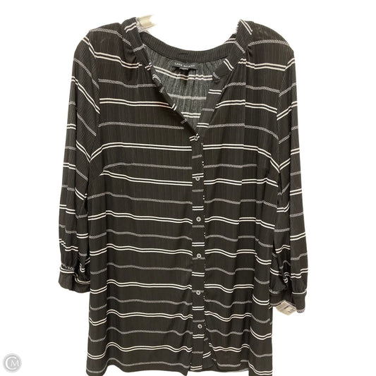 Blouse Long Sleeve By Lane Bryant In Black, Size: 2