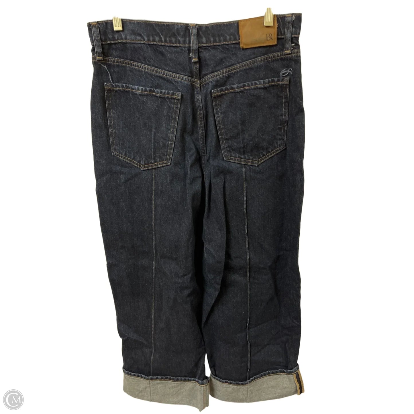 Jeans Wide Leg By Banana Republic In Blue Denim, Size: 10