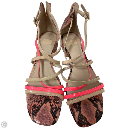 Sandals Flats By Louise Et Cie In Snakeskin Print, Size: 7.5