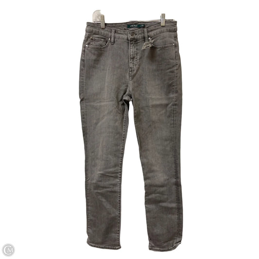 Jeans Straight By Lauren By Ralph Lauren In Grey, Size: 8