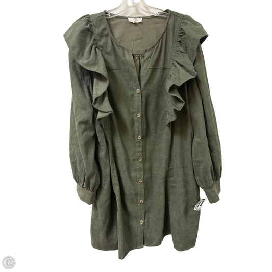 Dress Casual Midi By Entro In Green, Size: 2x