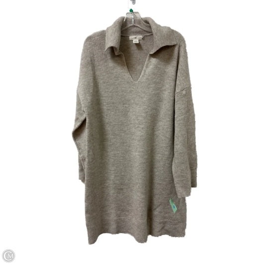 Dress Sweater By H&m In Cream, Size: S