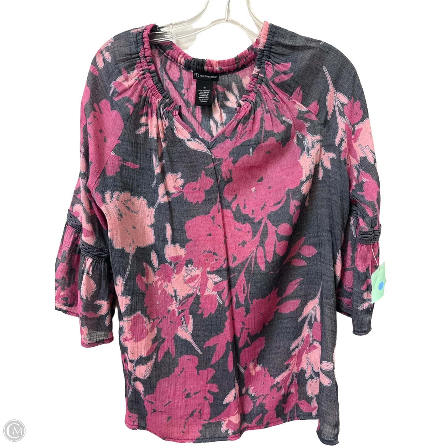 Top Long Sleeve By New Directions In Purple, Size: M
