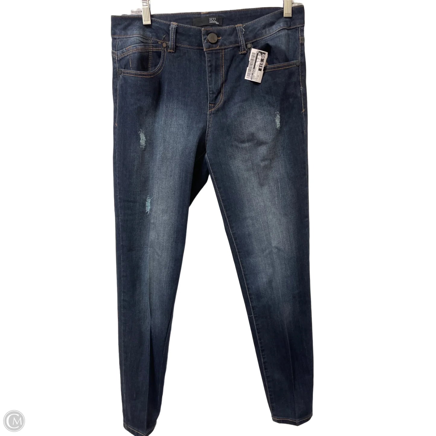 Jeans Straight By 1822 Denim In Blue, Size: 10