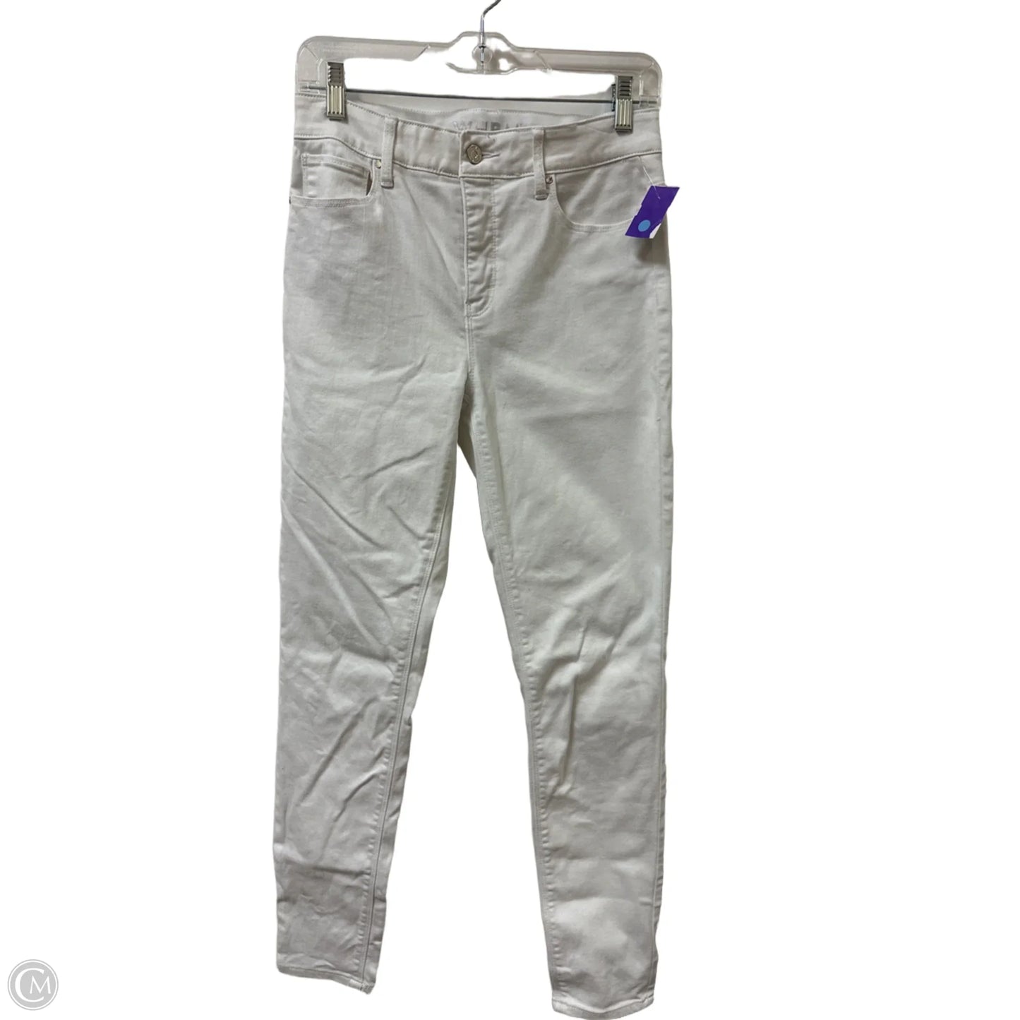 Jeans Skinny By White House Black Market In White, Size: 6