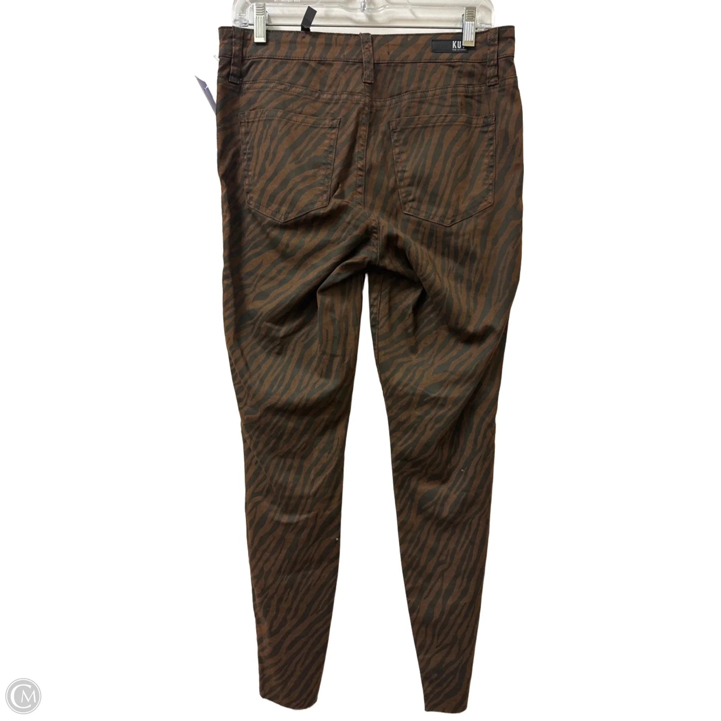 Jeans Skinny By Kut In Zebra Print, Size: 6