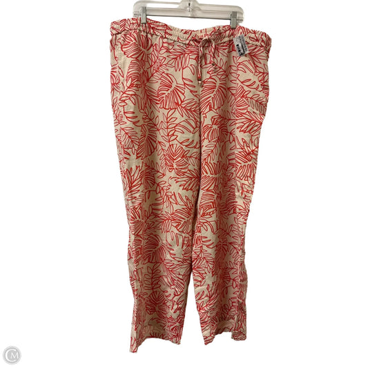 Pants Other By Lane Bryant In Red & Tan, Size: 22