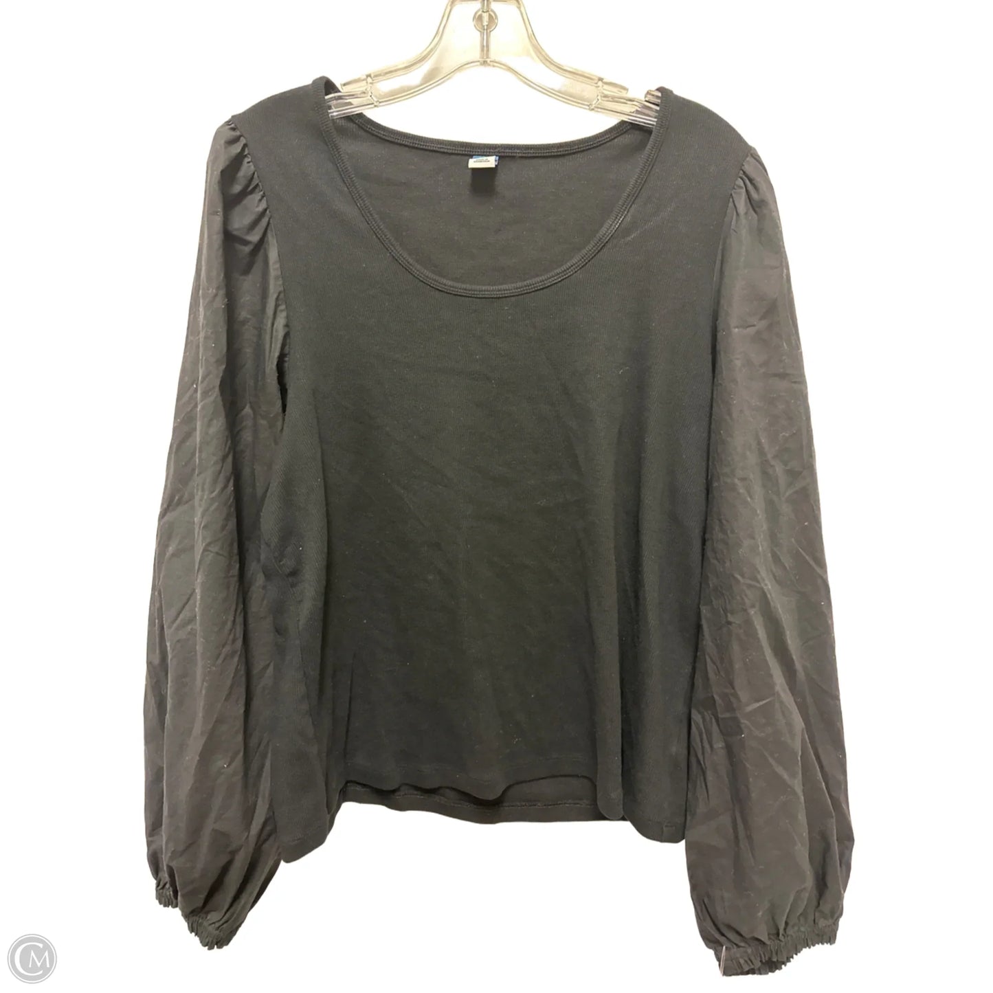 Top Long Sleeve By Old Navy In Black, Size: 1x