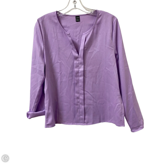 Top Long Sleeve By Shein In Purple, Size: S