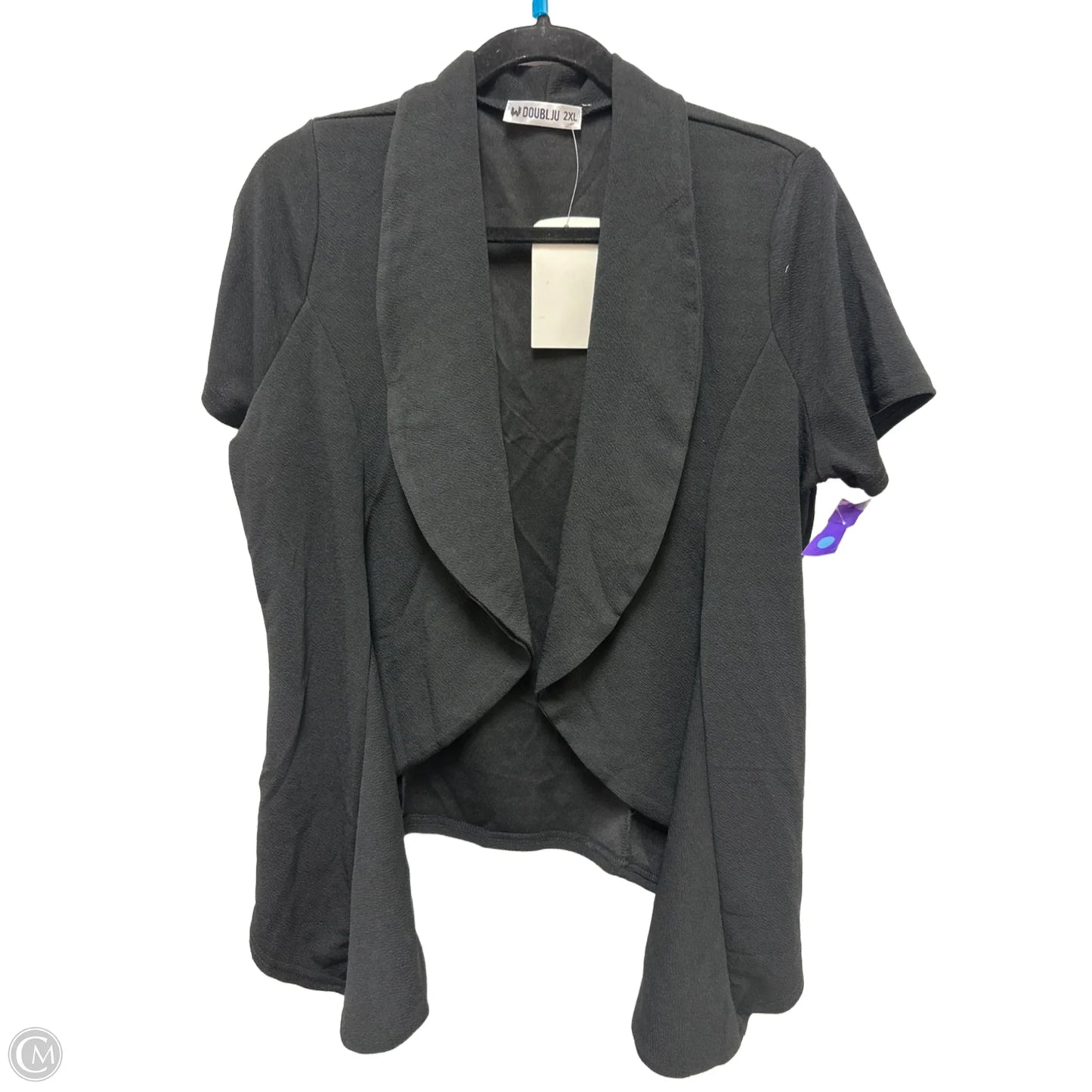 Cardigan By Clothes Mentor In Black, Size: 2x