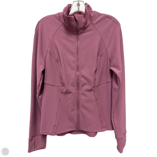 Athletic Jacket By 90 Degrees By Reflex In Purple, Size: Xl