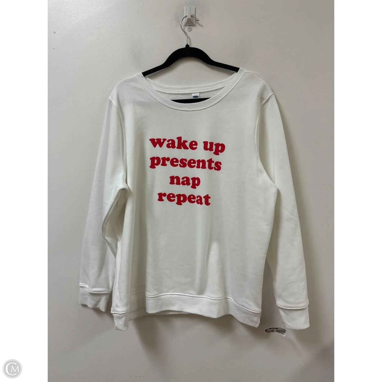 Sweater By Old Navy In White, Size: Xl
