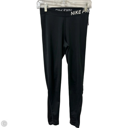 Athletic Leggings By Nike In Black, Size: S