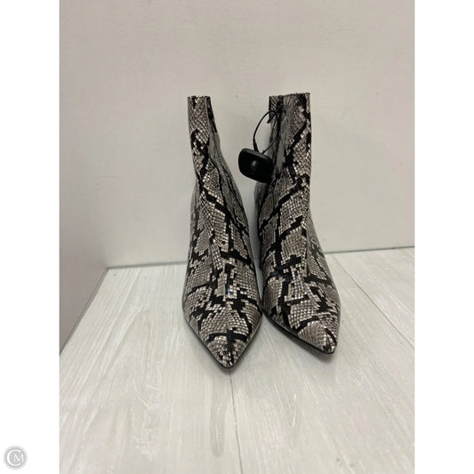 Boots Ankle Heels By Jeffery Campbell In Snakeskin Print, Size: 8