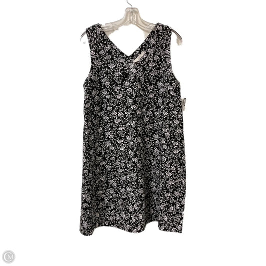 Dress Casual Midi By Loft In Black & White, Size: S
