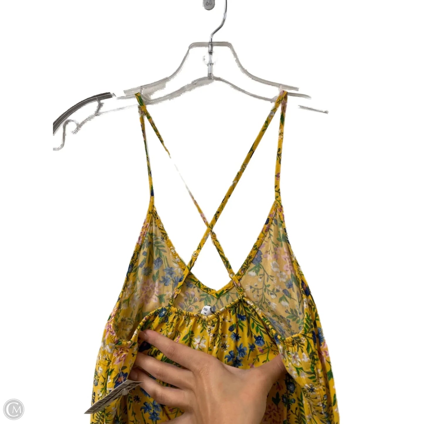 Dress Casual Maxi By Old Navy In Yellow, Size: Xs