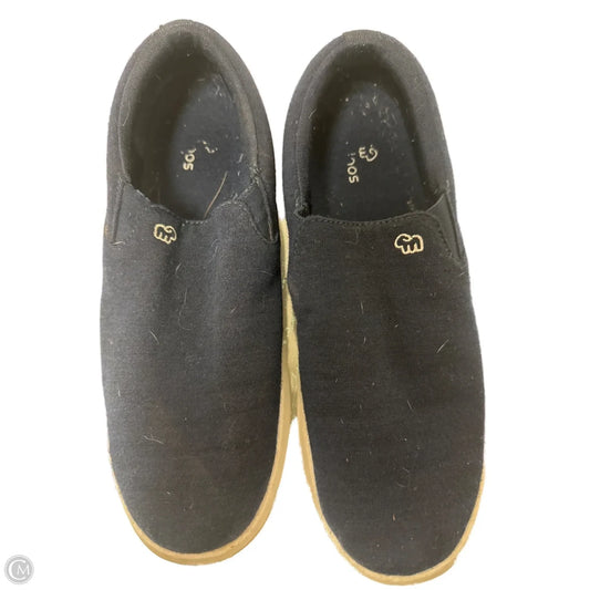 Shoes Flats By Clothes Mentor In Navy, Size: 8