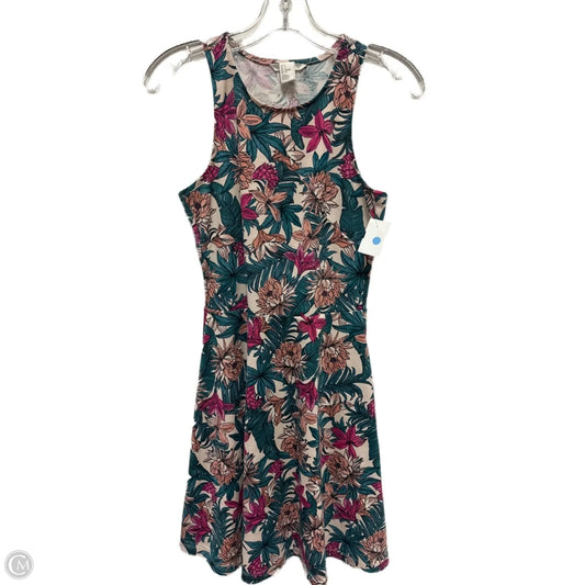 Dress Casual Midi By H&m In Floral Print, Size: S