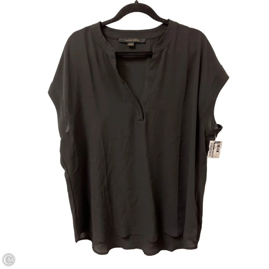 Top Short Sleeve By Cynthia Steffe In Black, Size: Xl