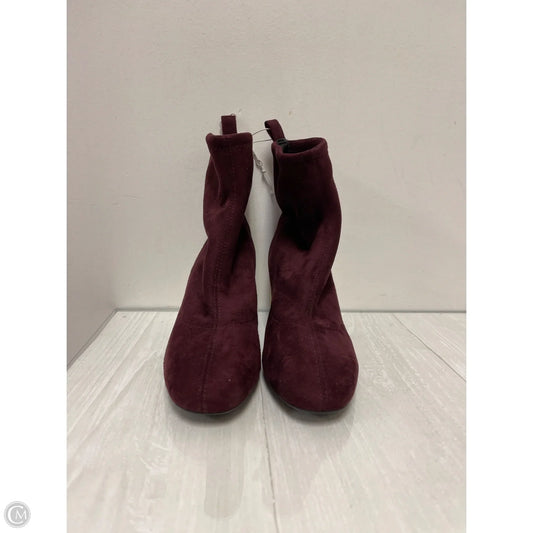 Boots Ankle Heels By Michael By Michael Kors In Red, Size: 8