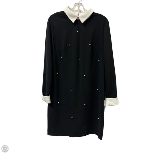 Dress Casual Midi By Clothes Mentor In Black & White, Size: M