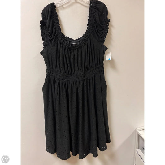 Dress Casual Midi By Torrid In Black, Size: 2x