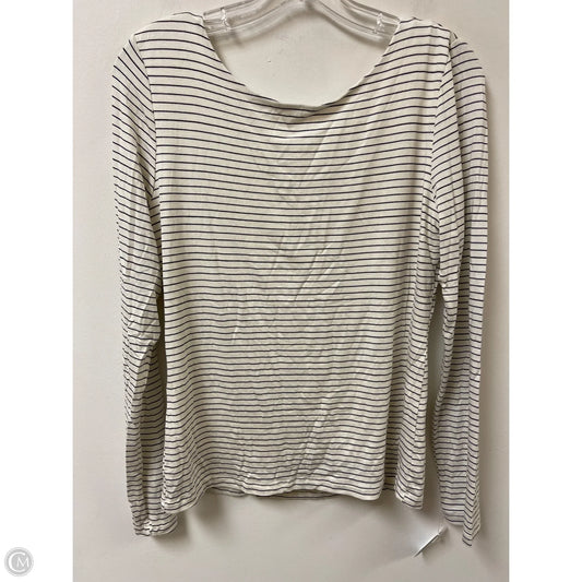 Top Long Sleeve By Clothes Mentor In Striped Pattern, Size: Xl