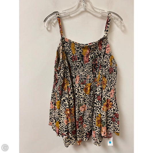 Top Sleeveless By Torrid In Animal Print, Size: 3x