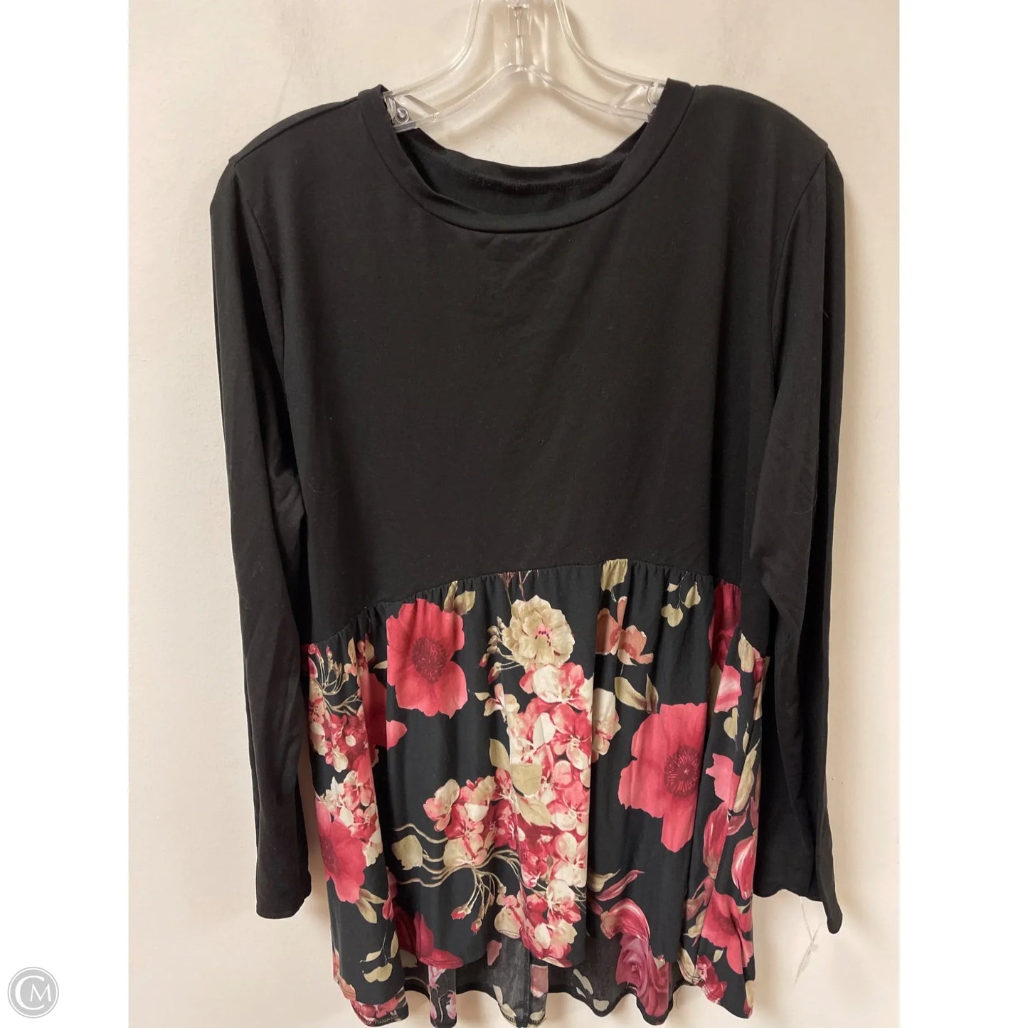 Top Long Sleeve By Clothes Mentor In Floral Print, Size: 3x
