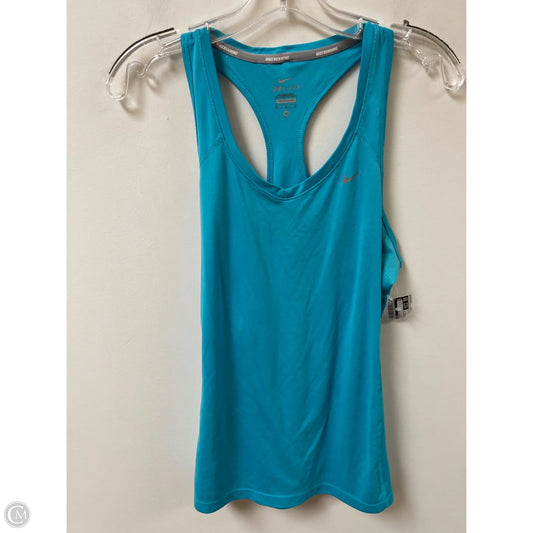 Athletic Tank Top By Nike In Blue, Size: M