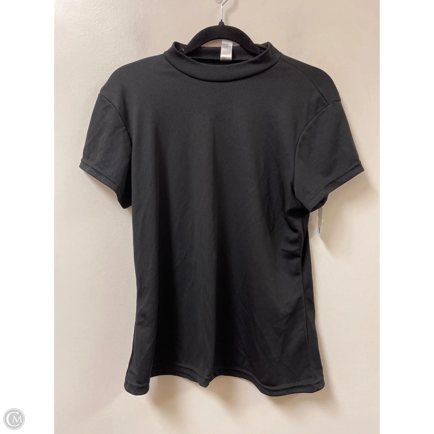 Top Short Sleeve By Just Be In Black, Size: Xl