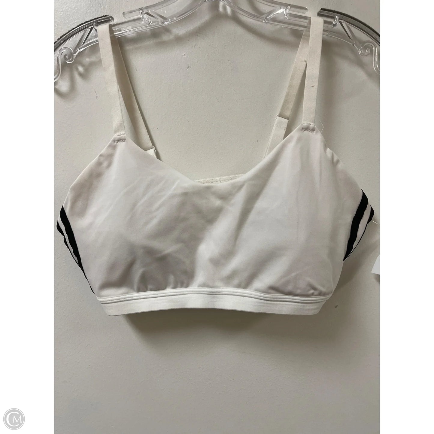 Athletic Bra By Adidas In White, Size: L