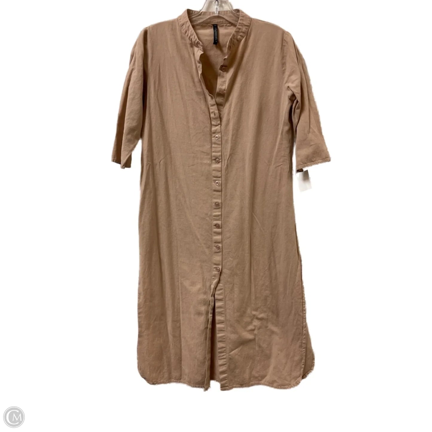 Dress Casual Midi By Clothes Mentor In Cream, Size: M