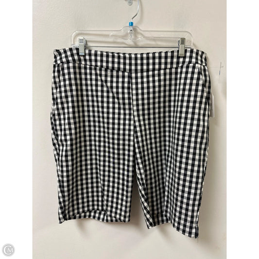 Shorts By Terra & Sky In White, Size: 14