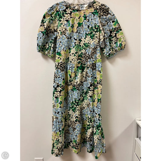 Dress Casual Maxi By H&m In Floral Print, Size: Xs