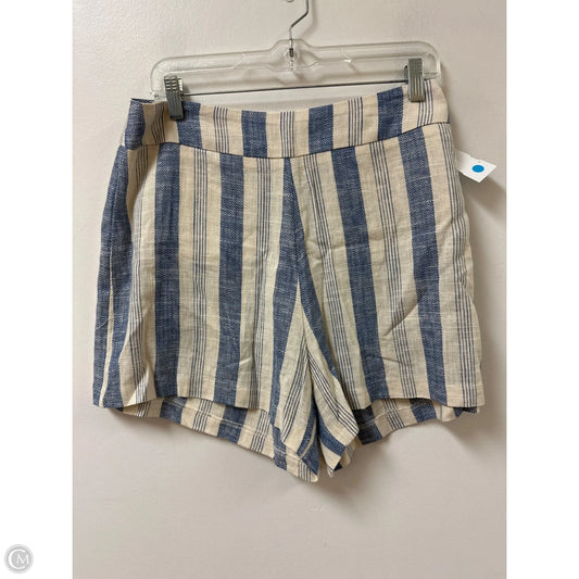 Shorts By Madison In Blue & Cream, Size: 14