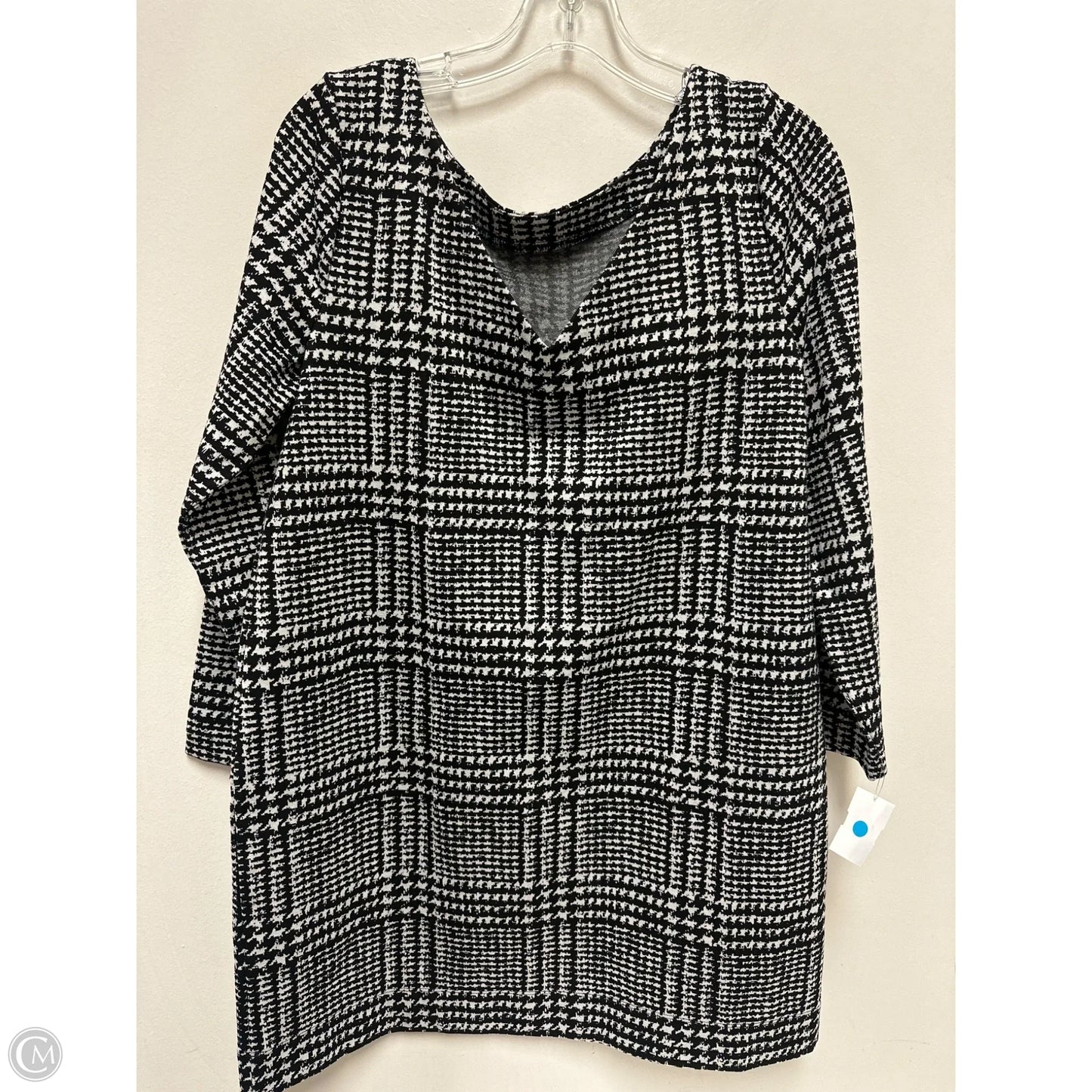 Dress Casual Midi By Loft In Black & White, Size: Lp