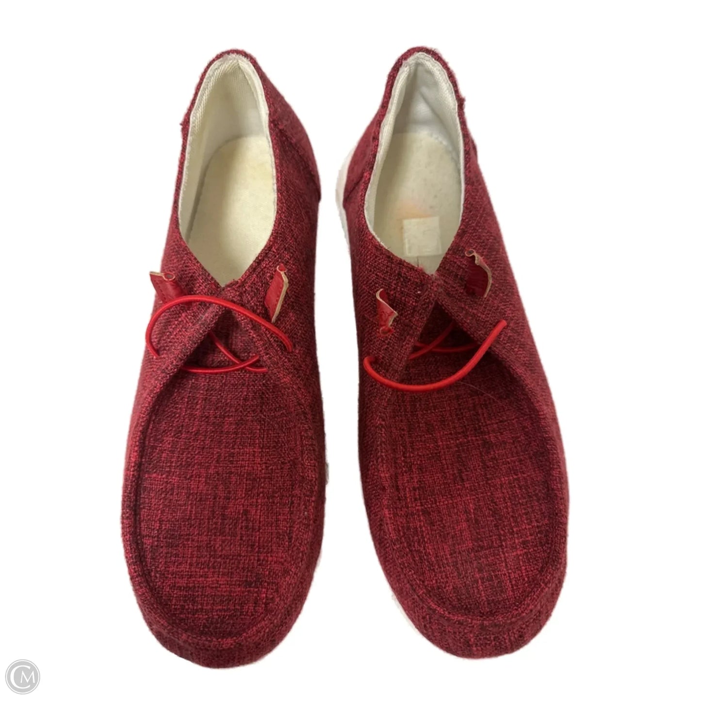 Shoes Flats By Clothes Mentor In Red, Size: 9.5