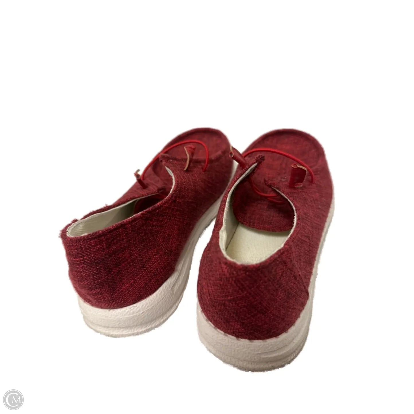 Shoes Flats By Clothes Mentor In Red, Size: 9.5